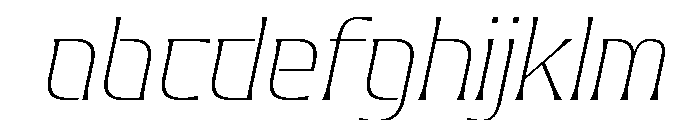 Valenary Prana Thin Italic FONT
