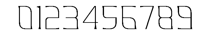 Valenary Prana Thin Font OTHER CHARS