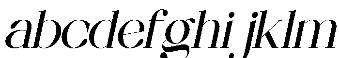 Valencie Italic FONT