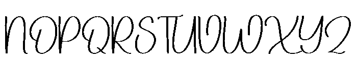 Valendays Font UPPERCASE