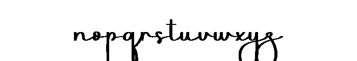 Valendays Font LOWERCASE