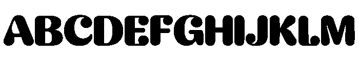 Valenford Regular Font UPPERCASE