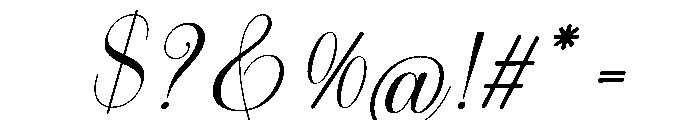 ValentinaCalligraphy-Regular Font OTHER CHARS
