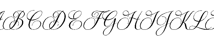 ValentinaCalligraphy-Regular Font UPPERCASE