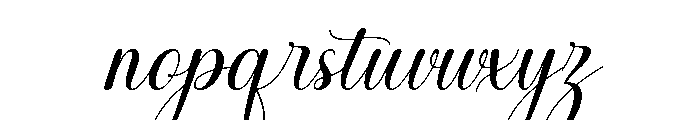 ValentinaCalligraphy-Regular Font LOWERCASE