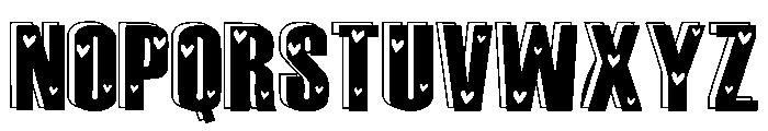 Valentine 2026 Regular Font LOWERCASE