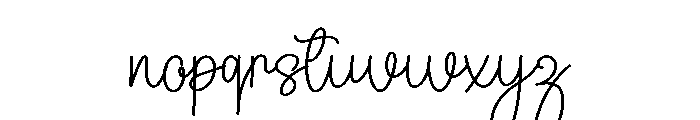Valentine Beach Font LOWERCASE