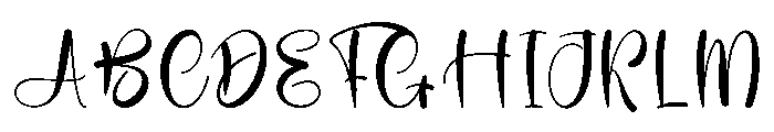 Valentine Bouquet Font UPPERCASE