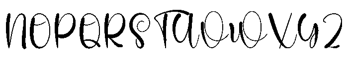 Valentine Bouquet Font UPPERCASE