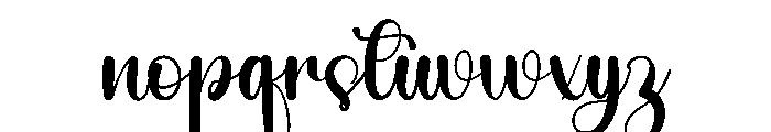 Valentine Bouquet Font LOWERCASE