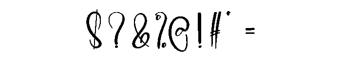 Valentine Daily Font OTHER CHARS