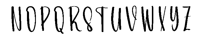 Valentine Daily Font UPPERCASE