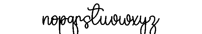 Valentine Delight Font LOWERCASE