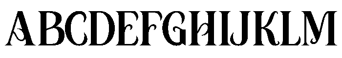 Valentine Frescora Regular Font UPPERCASE