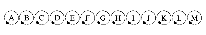Valentine Heart Emblem Font UPPERCASE