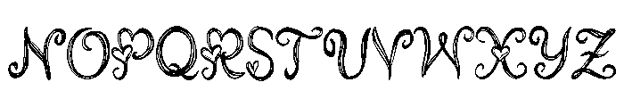 Valentine Heartvine Font LOWERCASE