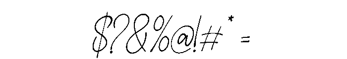 Valentine Italic Font OTHER CHARS