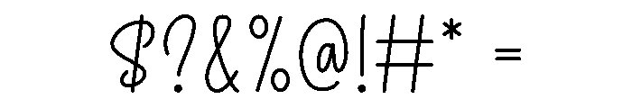 Valentine Lights Font OTHER CHARS
