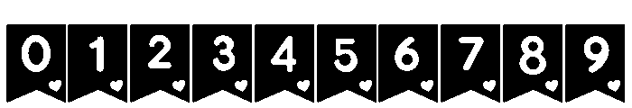 Valentine Love  Banner Font OTHER CHARS