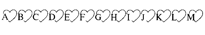 Valentine Love Ring FONT