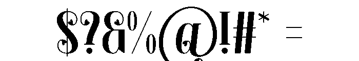 Valentine Loveline Regular Font OTHER CHARS