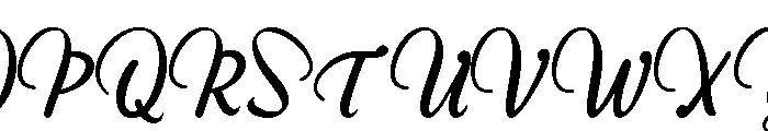 Valentine Nathalia Font UPPERCASE