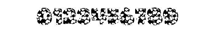 Valentine Orange Heart Font OTHER CHARS
