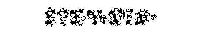 Valentine Orange Heart Font OTHER CHARS