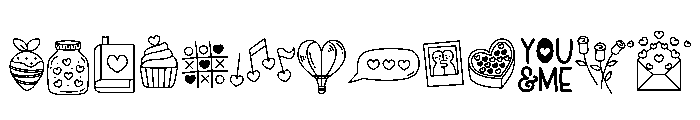 Valentine Parade Font LOWERCASE