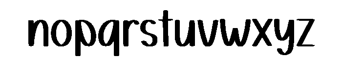 Valentine Planning Font LOWERCASE
