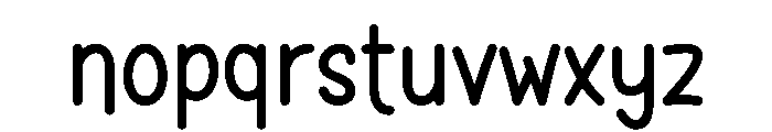 Valentine Preschool Font LOWERCASE
