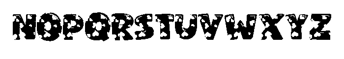 Valentine Purple Heart Font UPPERCASE