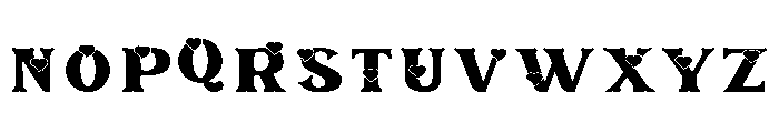 Valentine RB Regular Font UPPERCASE