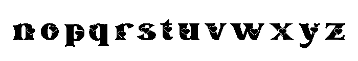 Valentine RB Regular Font LOWERCASE