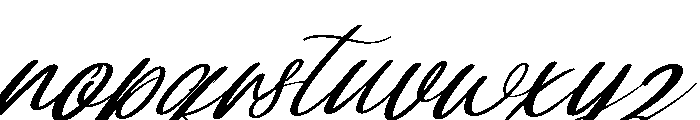Valentine Rosella Italic Font LOWERCASE