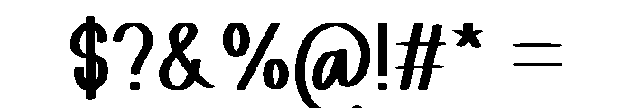Valentine Schedule Font OTHER CHARS
