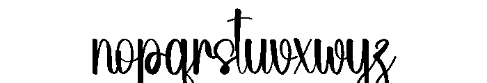 Valentine Stylish Font LOWERCASE