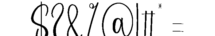 Valentine Sweetist Font OTHER CHARS