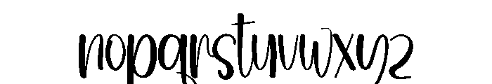 Valentine Sweetist Font LOWERCASE