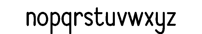 Valentine Umbrella Font LOWERCASE