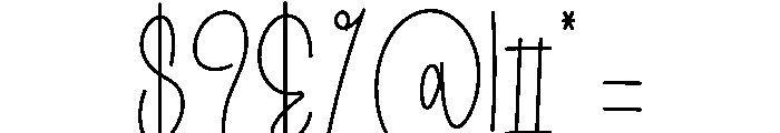 Valentine Vibes Font OTHER CHARS