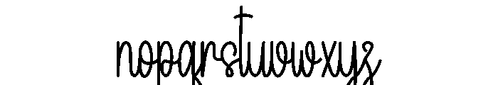 Valentine Vibes Font LOWERCASE