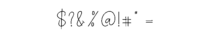 Valentine Wildflower Font OTHER CHARS