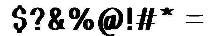 Valentine Zodiac Font OTHER CHARS