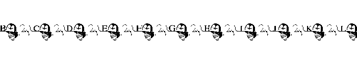 Valentine penguin heart FONT