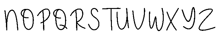ValentineHandwriting Font UPPERCASE