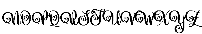ValentineSpecial Font UPPERCASE