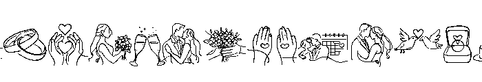 Valentine's Day Clipart FONT