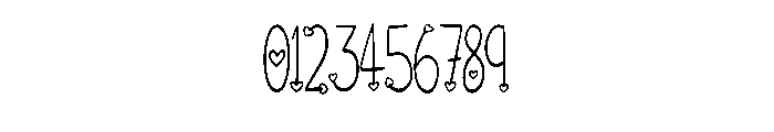 Valentines Love By Sque Regular Font OTHER CHARS