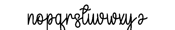 Valentines Rainday Font LOWERCASE